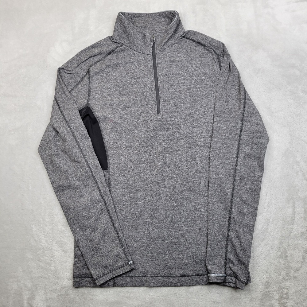 Lululemon Sweatshirt Men Medium Pullover Sweater Performance Surge 1/4 Zip Adult